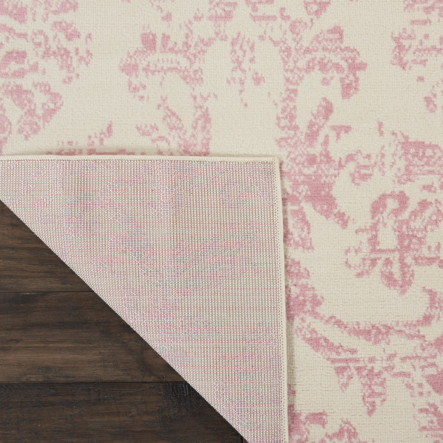 Nourison Jubilant 7'10" x 9'10" Ivory Pink Vintage Indoor Rug