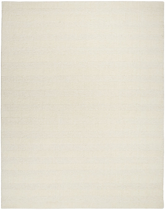 Calvin Klein CK043 Spun 8'6" x 11'6" Ivory Farmhouse Indoor Rug