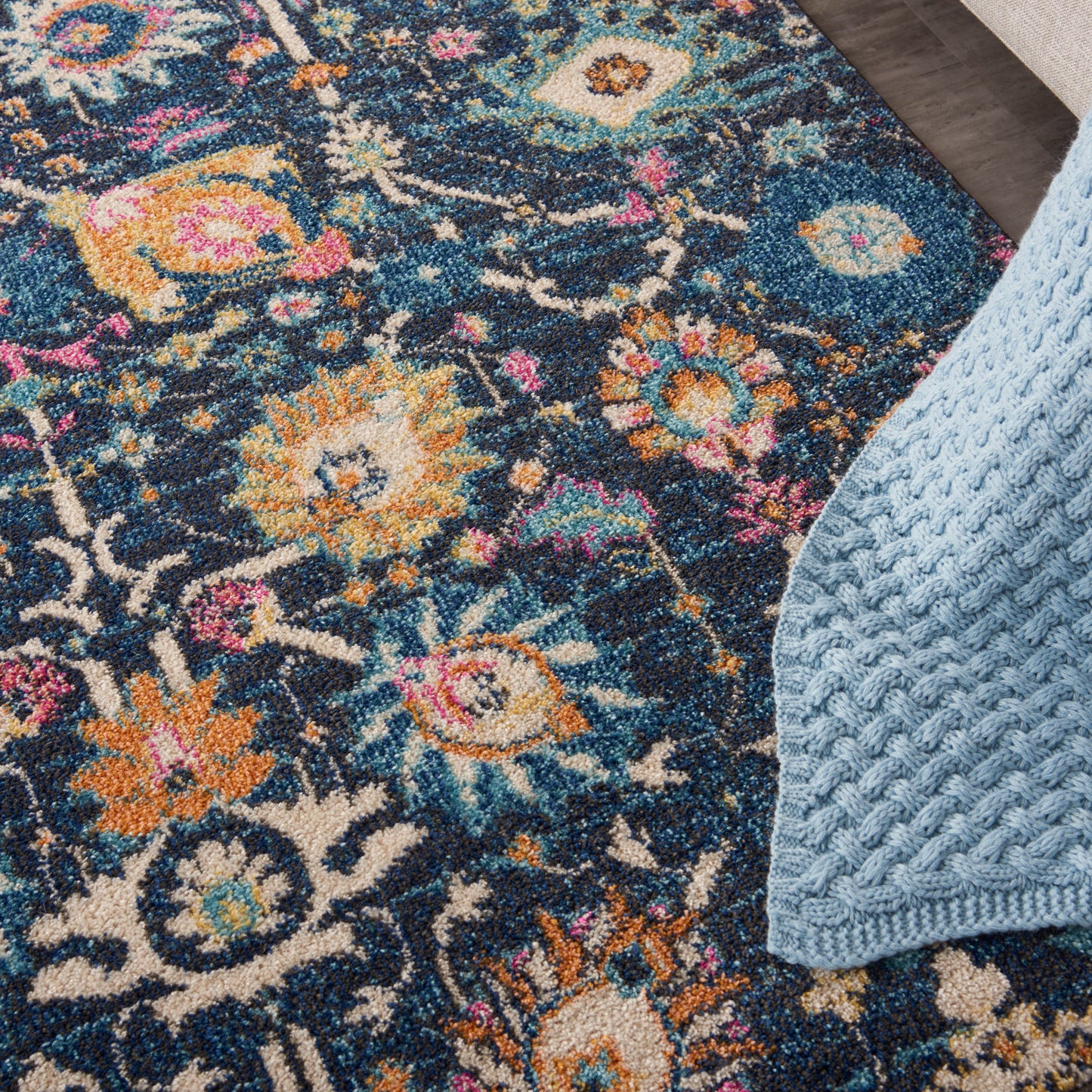 Nourison Passion 3'9" x 5'9" Navy Bohemian Indoor Rug
