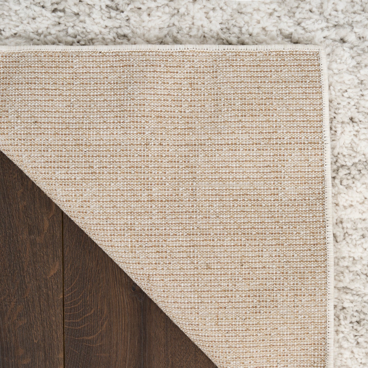 Nourison Modern Shag 7'10" x 9'10" Ivory Grey Modern Indoor Rug