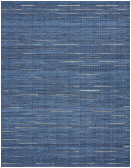 Nourison Interweave 8' x 10' Navy Modern Indoor Rug