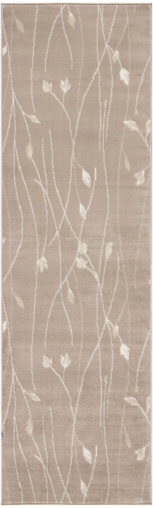 Nourison Grafix 2' x 6' Beige Modern Indoor Rug
