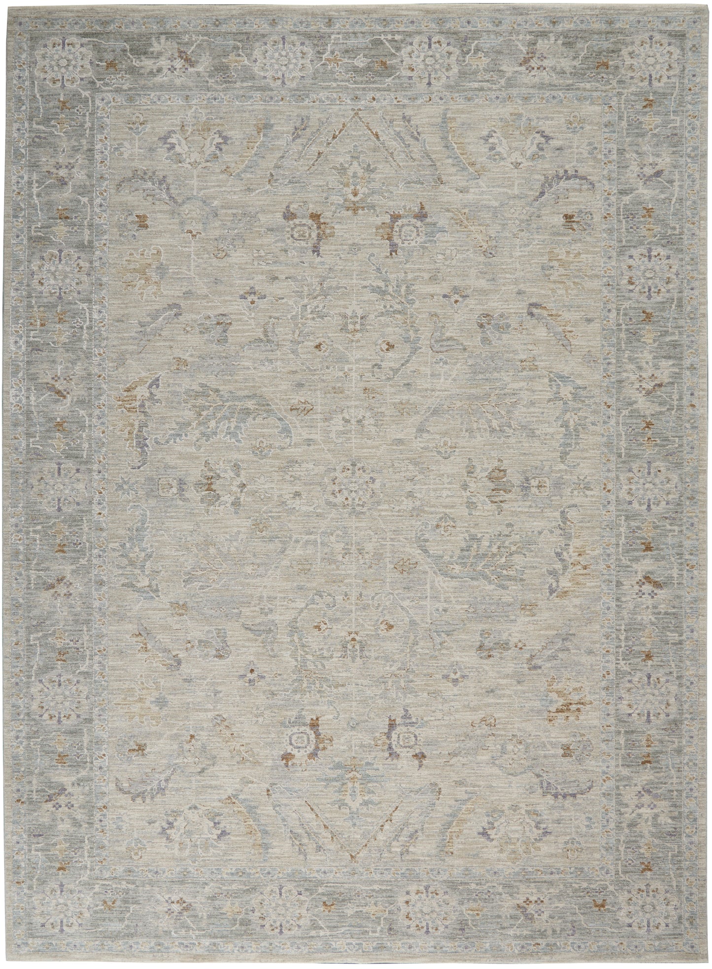 Nourison Infinite 9'3" x 12'7" Lt Grey Vintage Indoor Rug