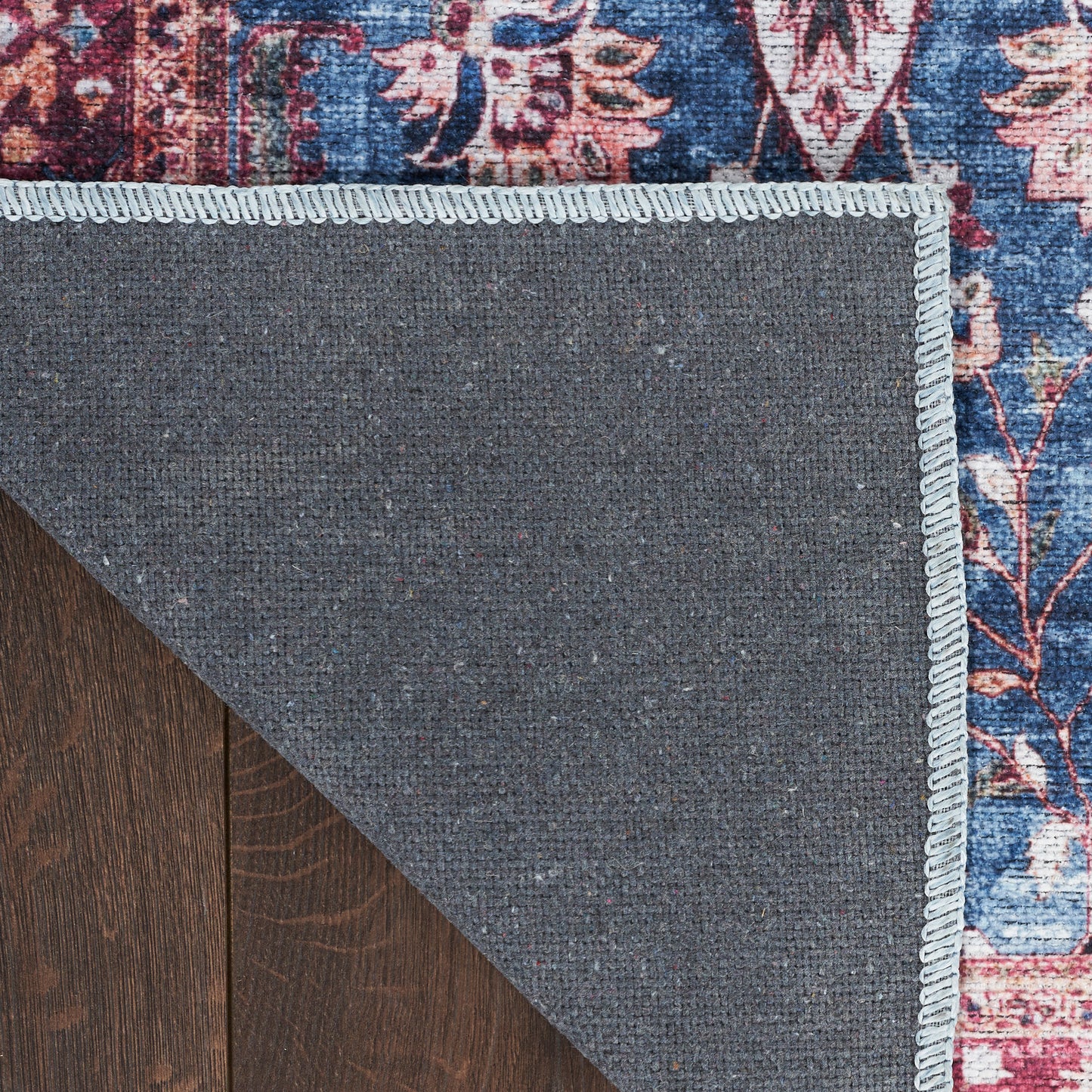 Nourison Grand Washables 2' x 6' Blue Brick Vintage Indoor Rug