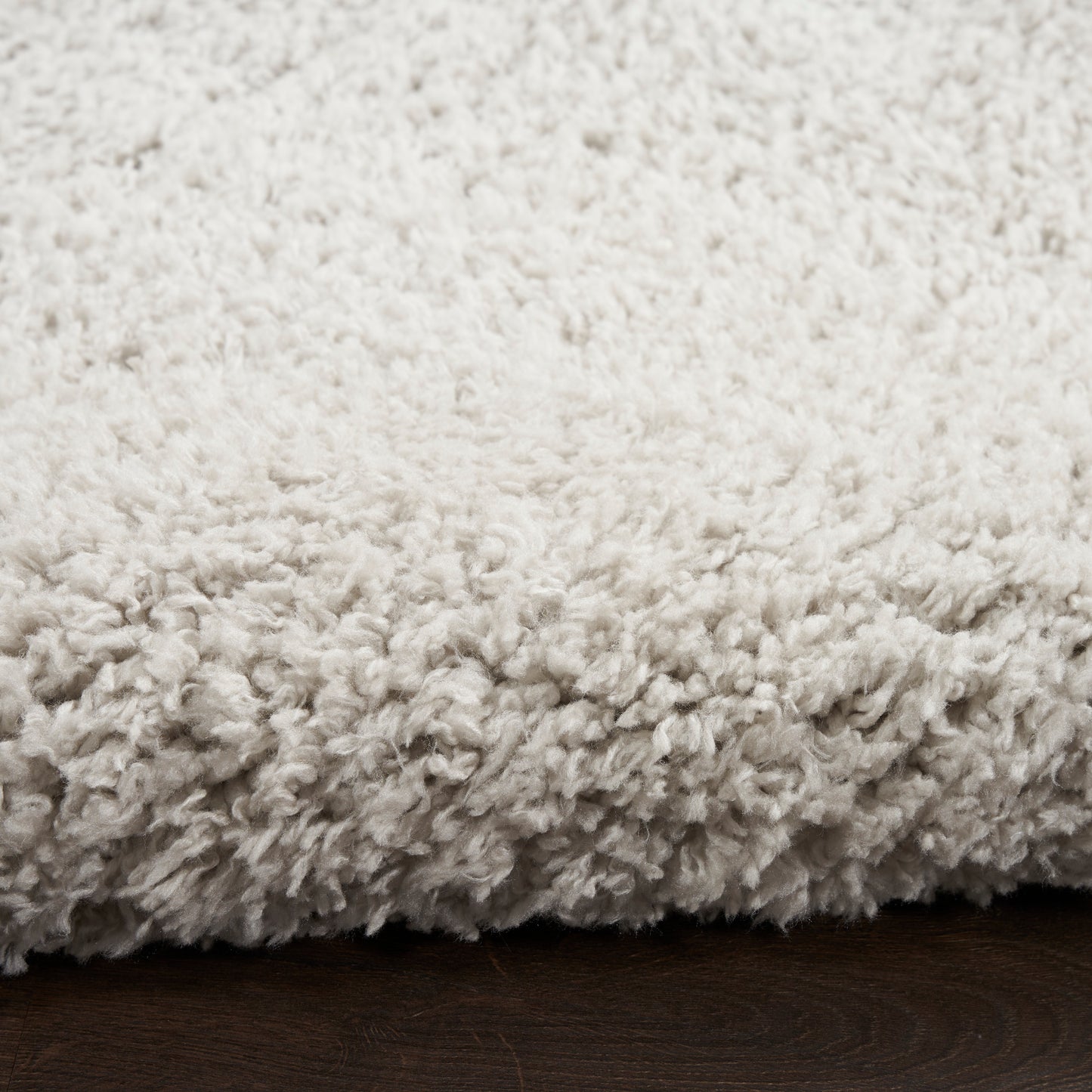 Nourison Modern Shag 5'3" x 7' Silver Modern Indoor Rug