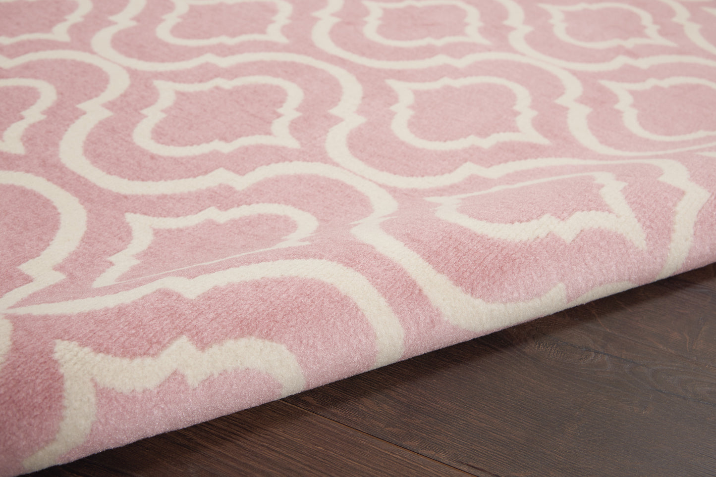 Nourison Jubilant 4' x 6' Pink Contemporary Indoor Rug