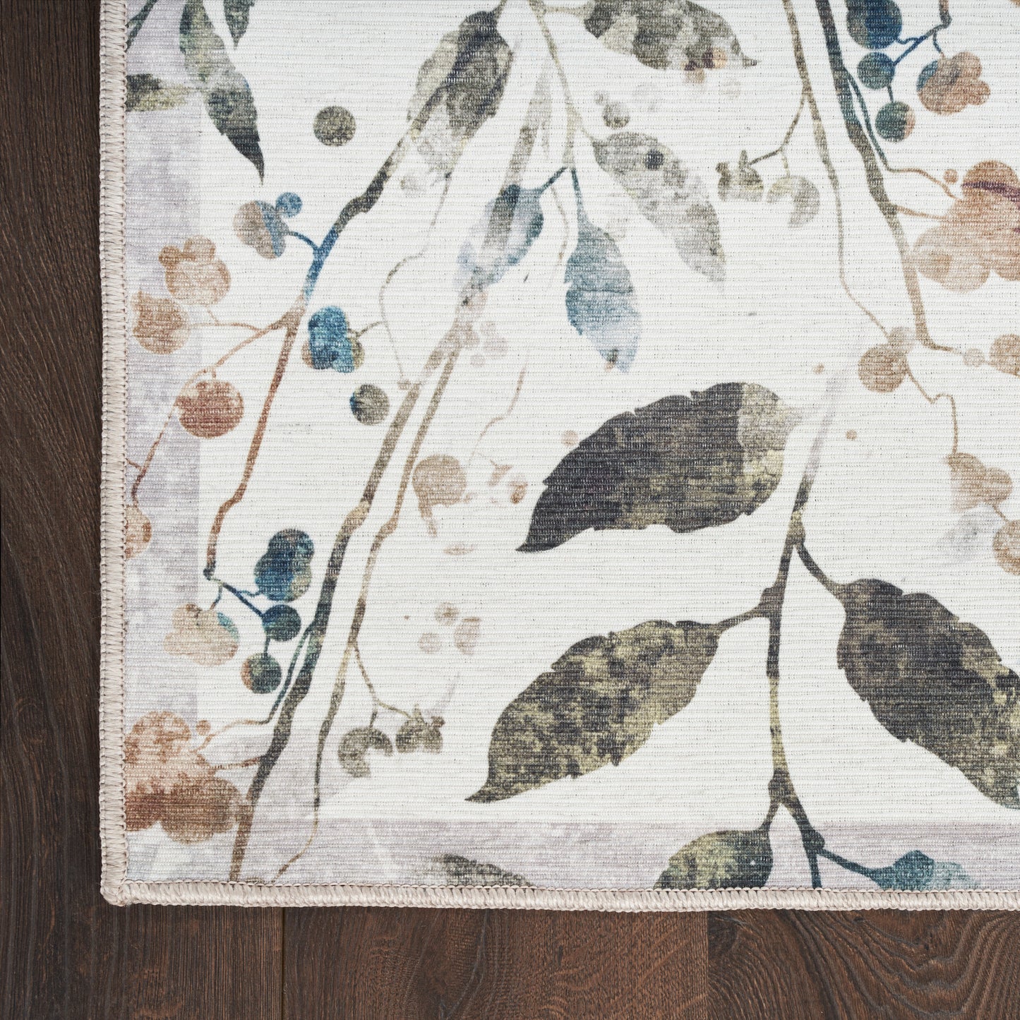 Nourison Nourison Washables 4' x 6' Ivory Multicolor Contemporary Indoor Rug