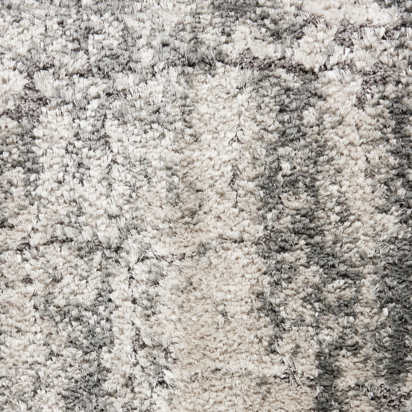 Nourison Dreamy Shag 9' x 12' Ivory Charcoal Shag Indoor Rug