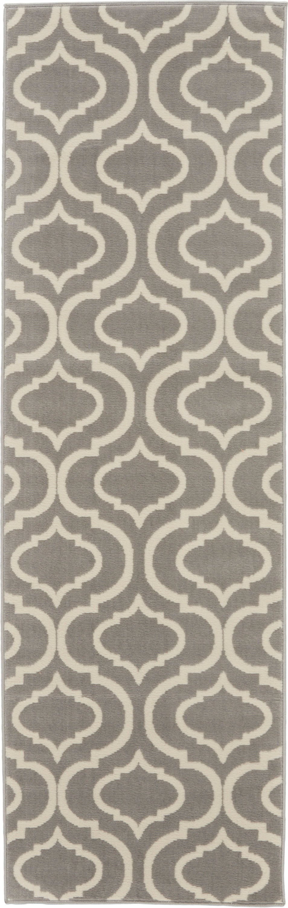 Nourison Jubilant 2' x 6' Grey Contemporary Indoor Rug