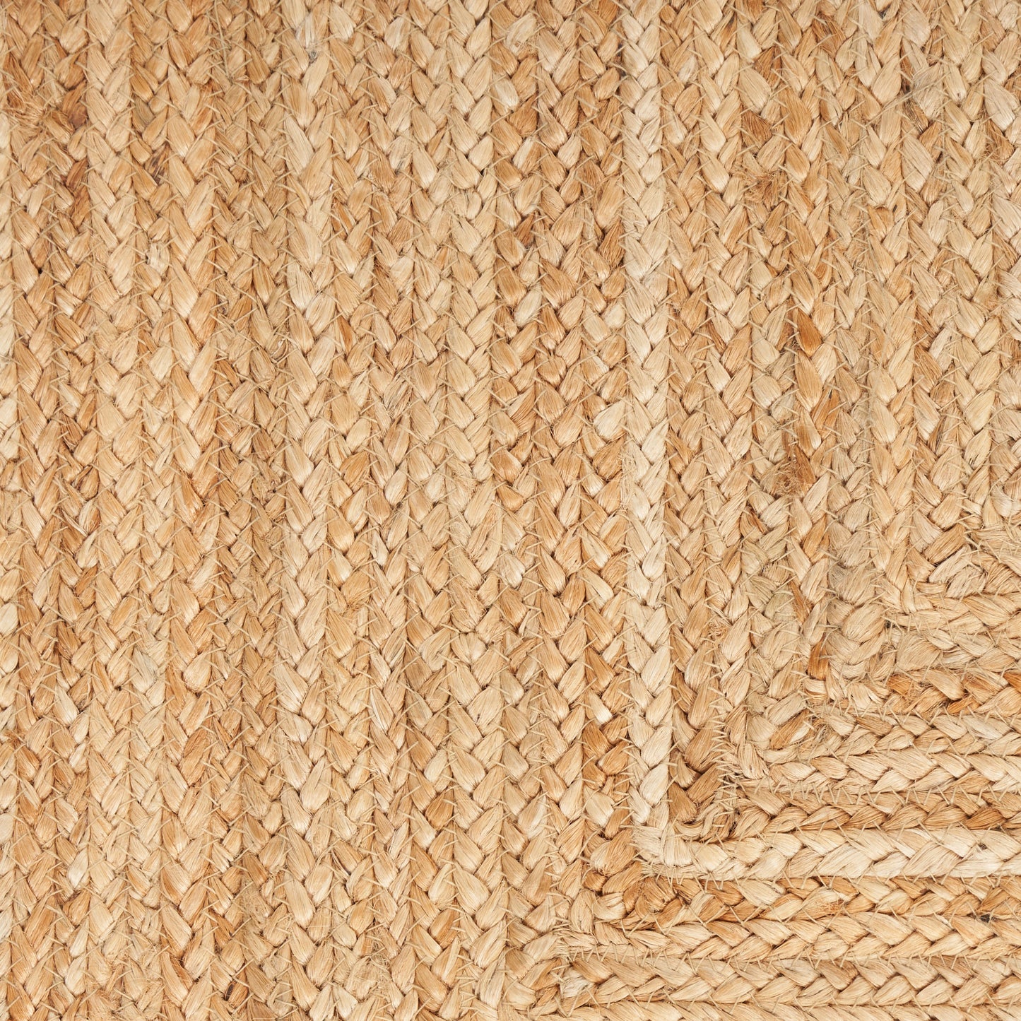 Nourison Natural Jute 4' x 6' Natural Farmhouse Indoor Rug