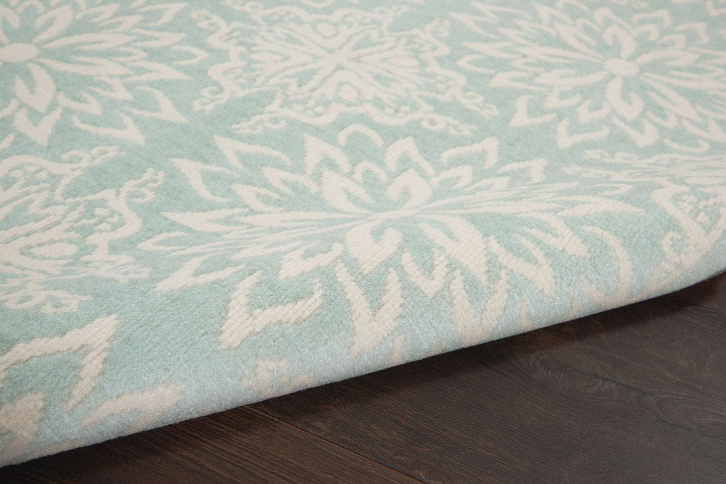 Nourison Jubilant 6' x 9' Ivory Green Farmhouse Indoor Rug