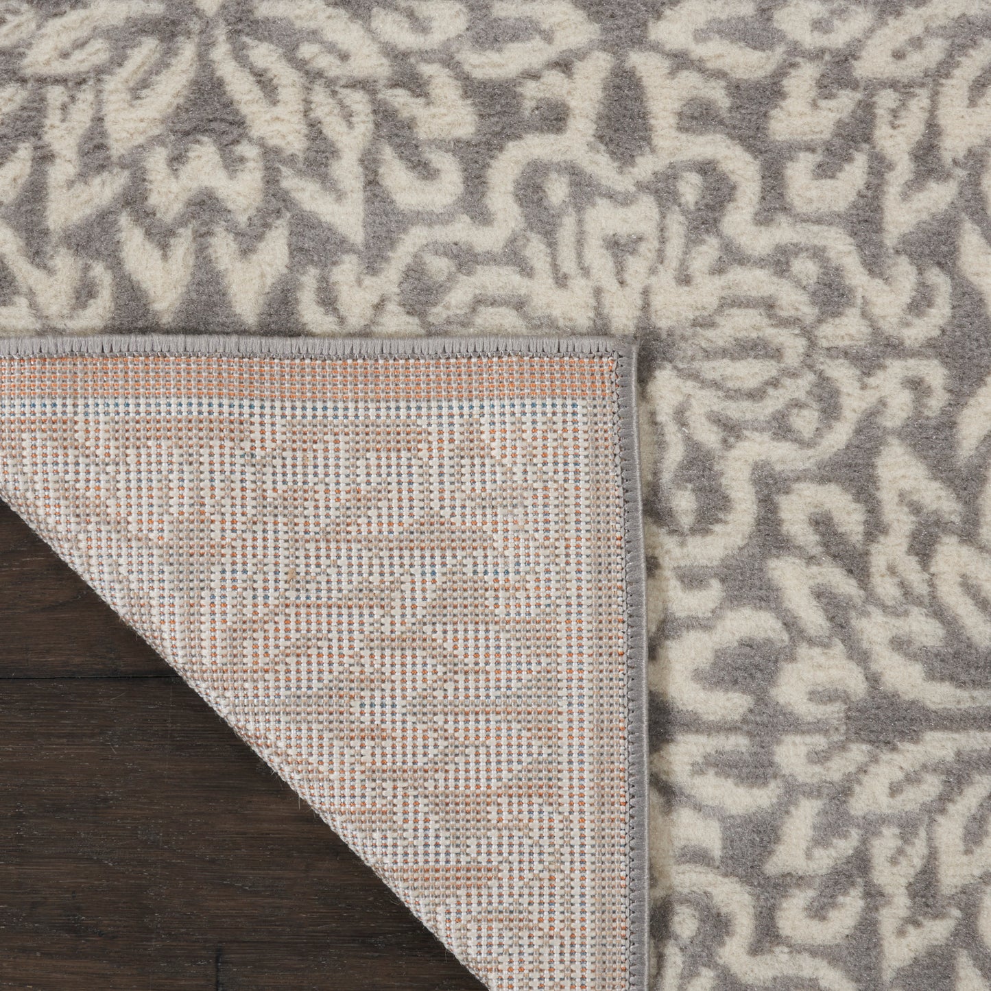 Nourison Jubilant 2' x 4' Ivory/Grey Farmhouse Indoor Rug