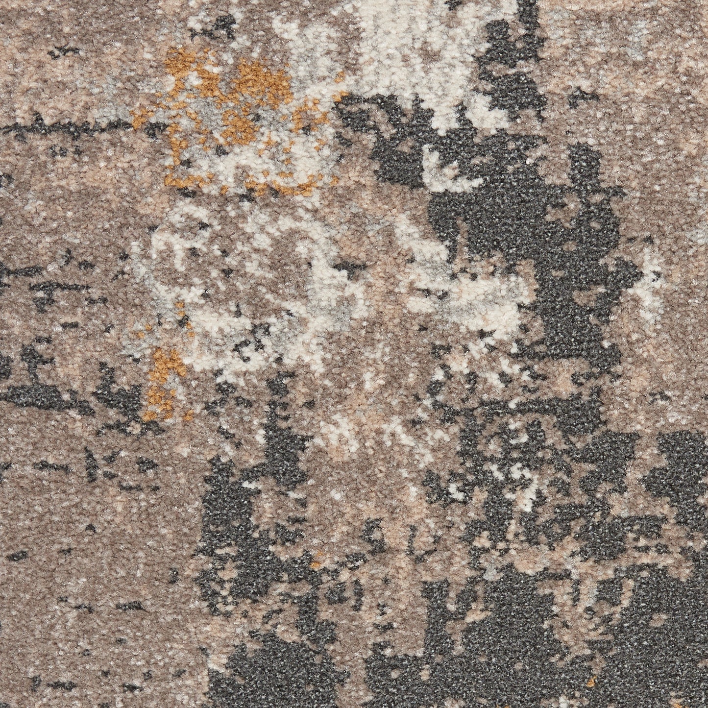 Nourison Tangra 7'10" x 9'10" Cream Grey Modern Indoor Rug