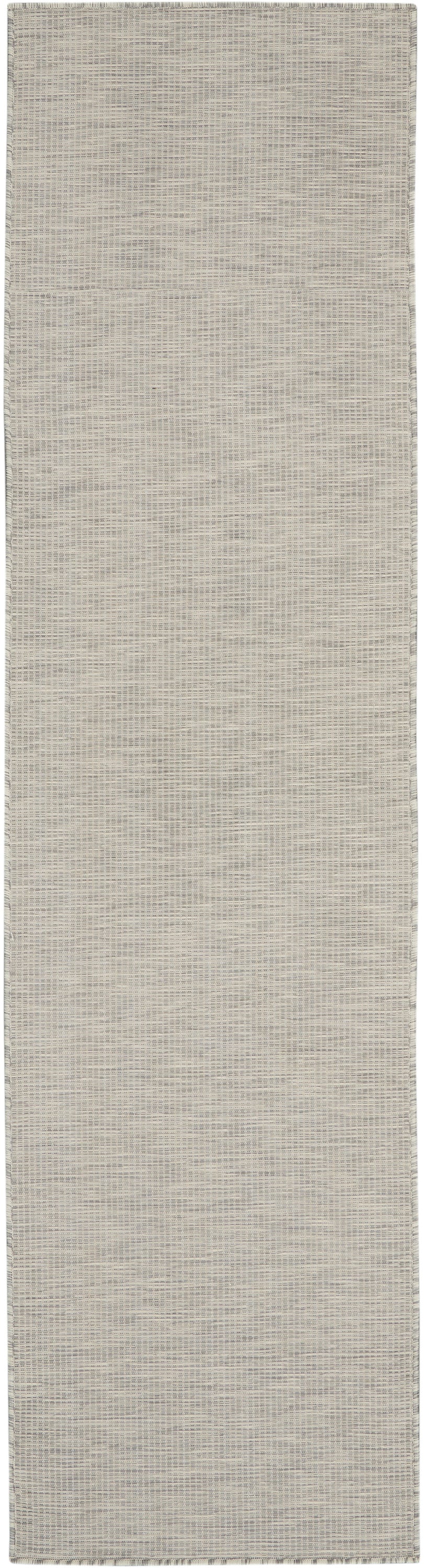 Nourison Positano 2' x 6' Light Grey Modern Rug