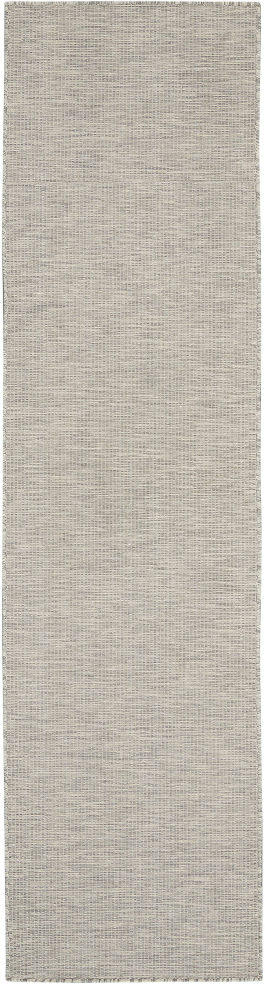 Nourison Positano 2' x 6' Light Grey Modern Rug