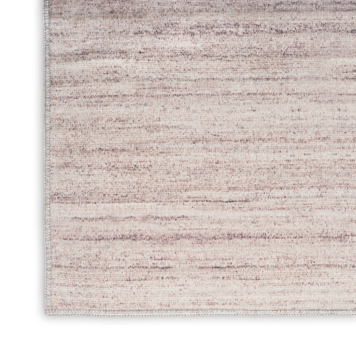 Nourison Washable Essentials 7'10" x 9'10" Ivory Mocha Modern Indoor Rug