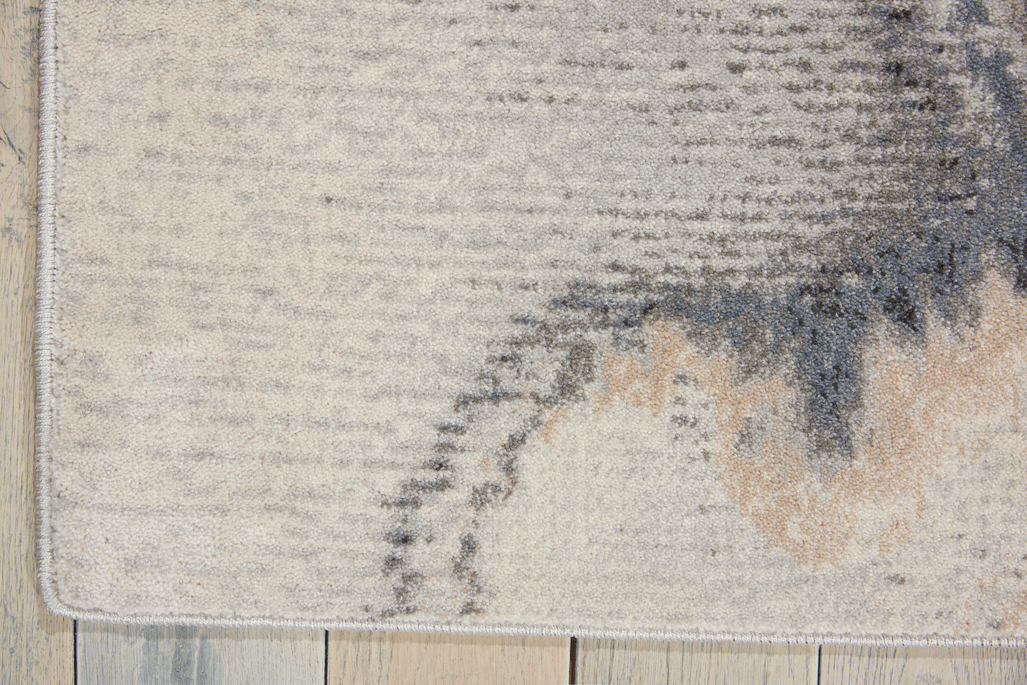Nourison Maxell 5'3" x 7'3" Grey Modern Indoor Rug