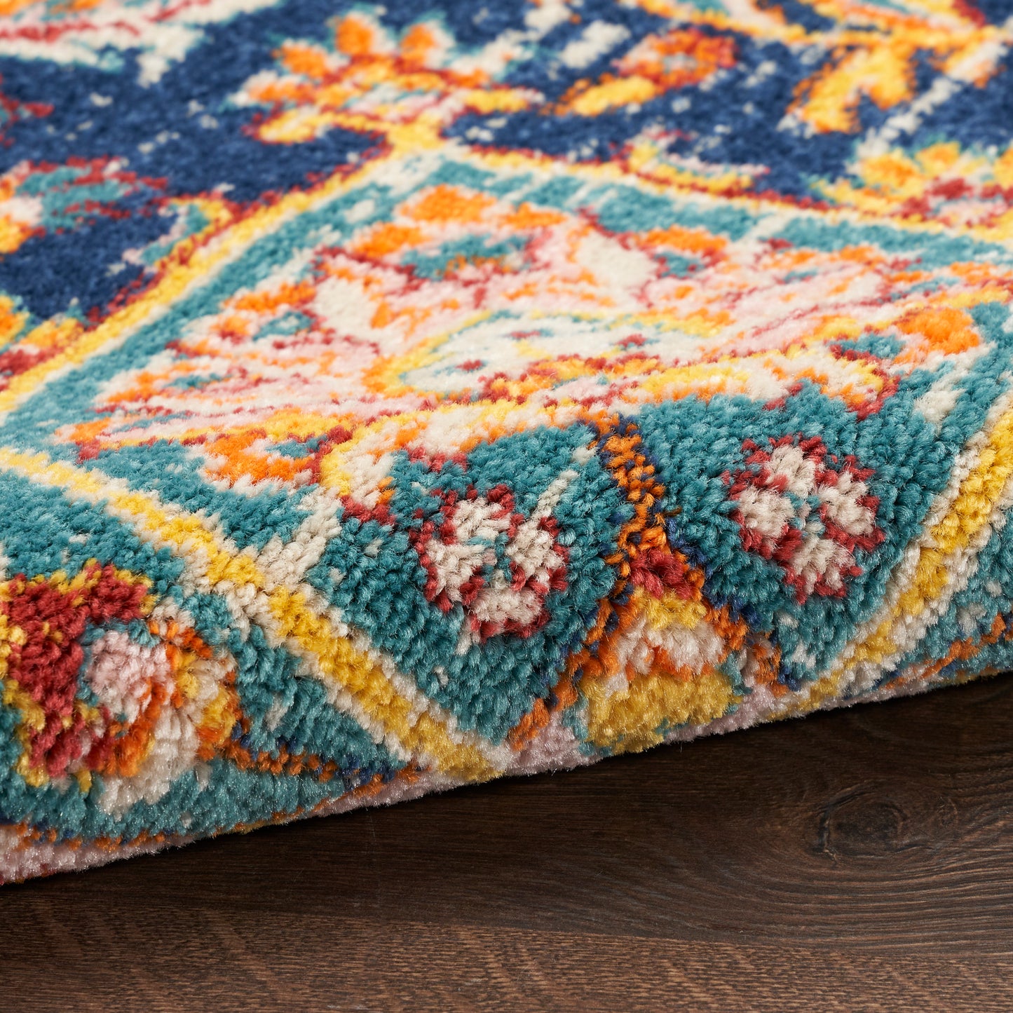 Nourison Passion 1'10" x 2'10" Navy Multicolor Transitional Indoor Rug