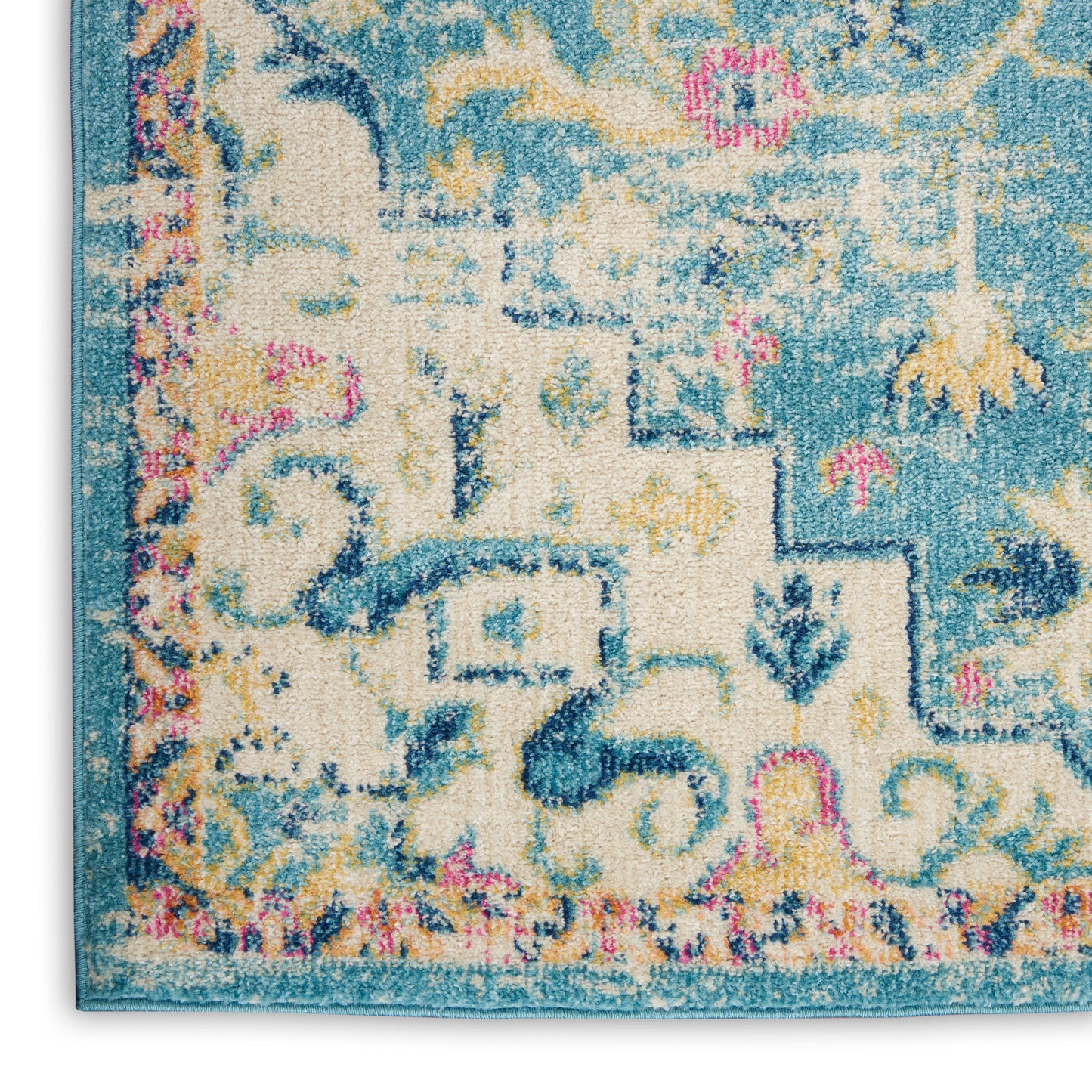 Nourison Passion 8' x 10' Ivory/Light Blue Bohemian Indoor Rug