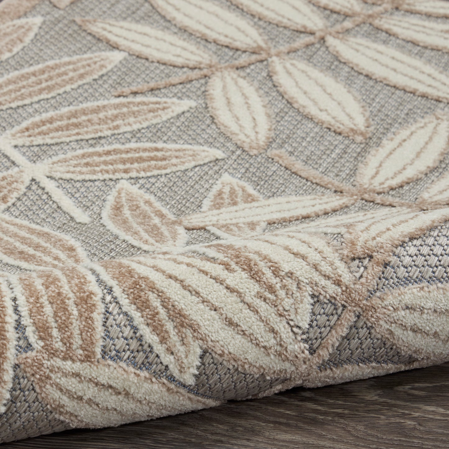 Nourison Aloha 9'6" x 13' Natural Tropical Rug