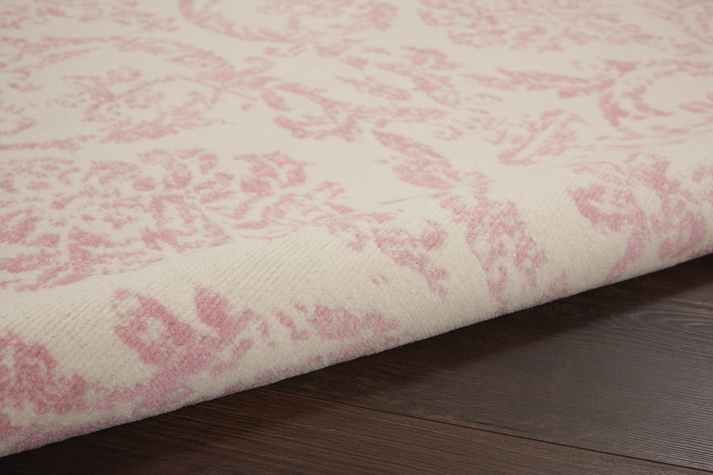 Nourison Jubilant 3' x 5' Ivory Pink Vintage Indoor Rug