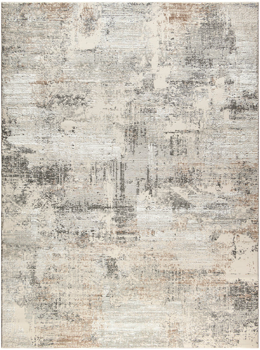 Nourison Sustainable Trends 10' x 14' Beige Grey Modern Indoor Rug