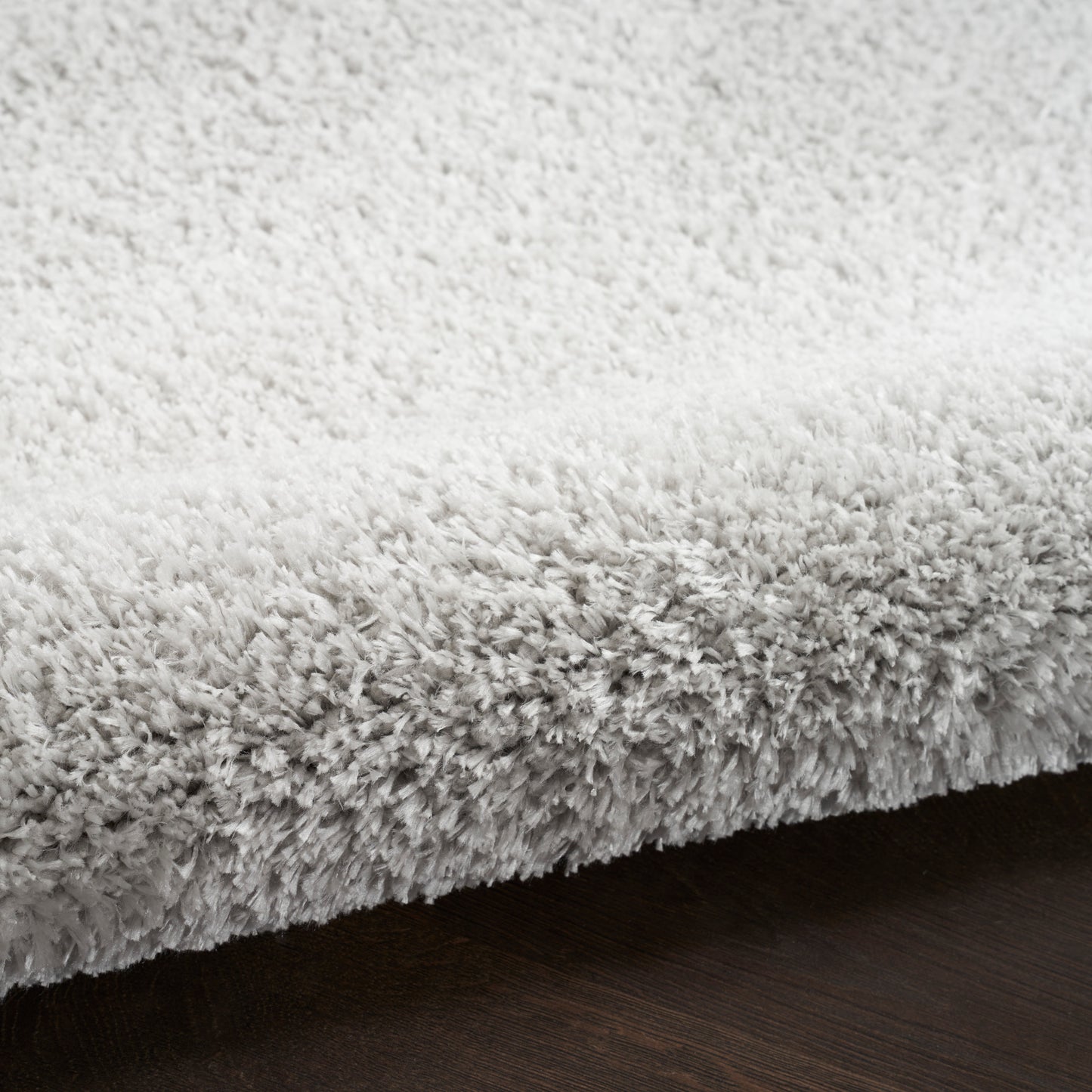 Nourison Pacific Shag 7'10" x 9'10" Silver Shag Indoor Rug