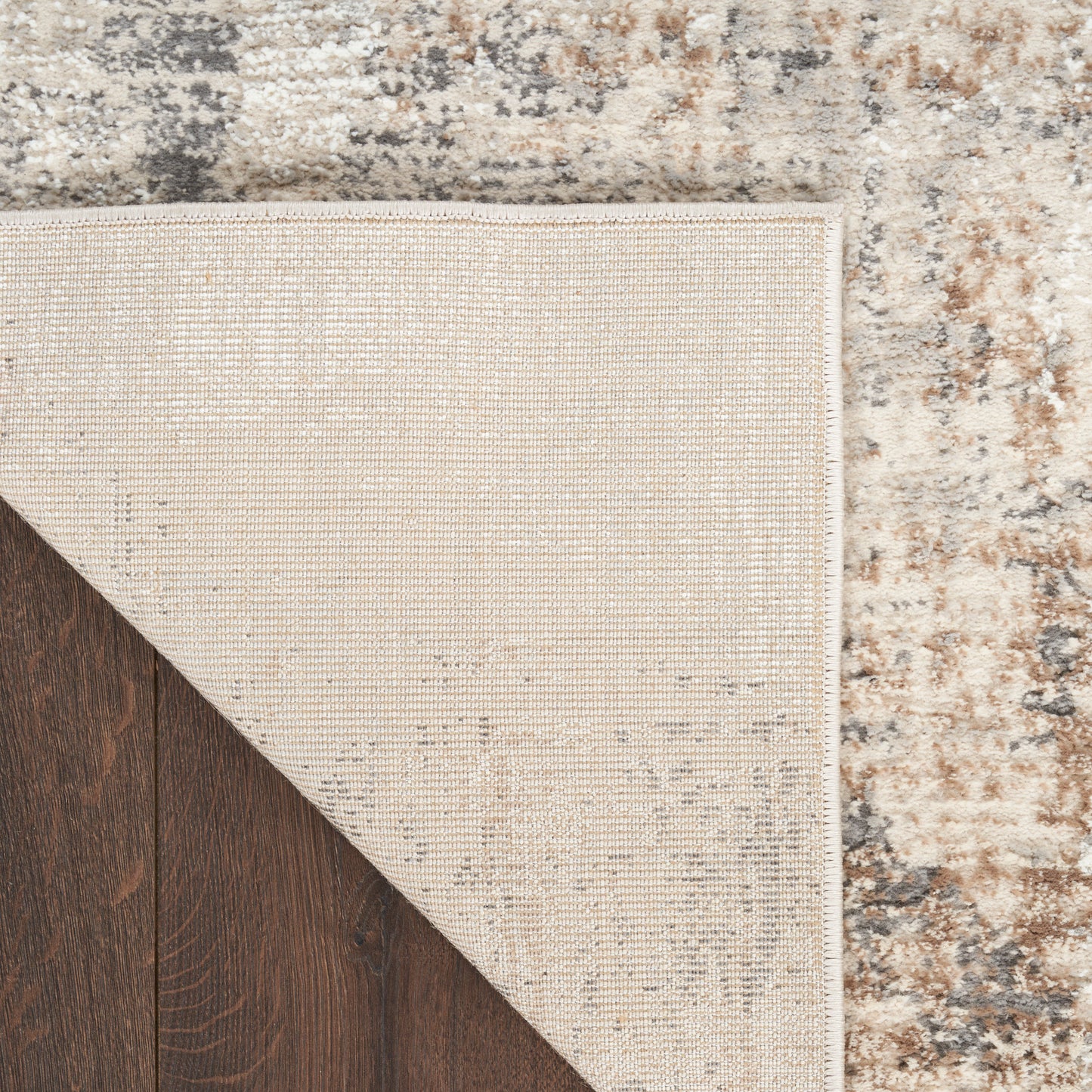Nourison Sustainable Trends 5'3" x 7'3" Beige Grey Modern Indoor Rug
