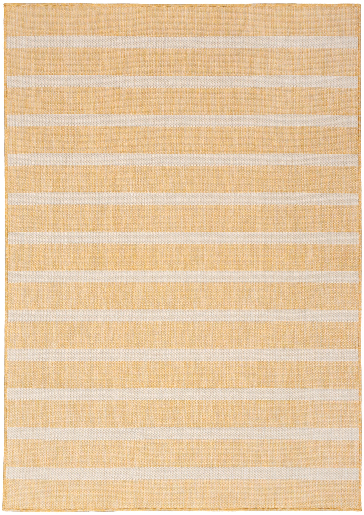 Nourison Positano 4' x 6' Yellow Ivory Modern Rug