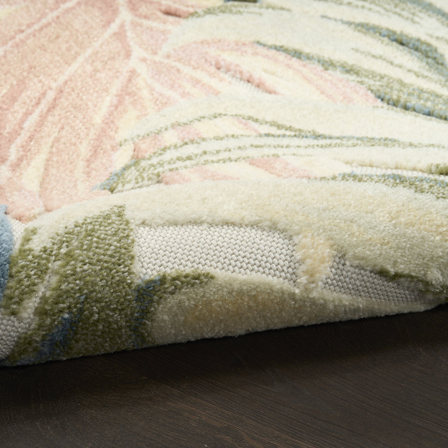 Nourison Aloha 9' x 12' Ivory Green Modern Rug