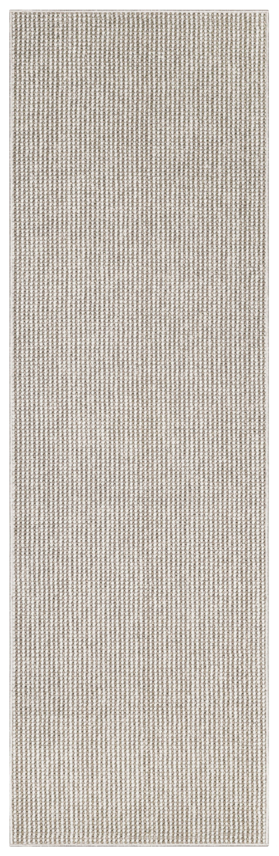 Nourison Natural Texture 2'3" x 7'6" Ivory Mocha Farmhouse Indoor Rug
