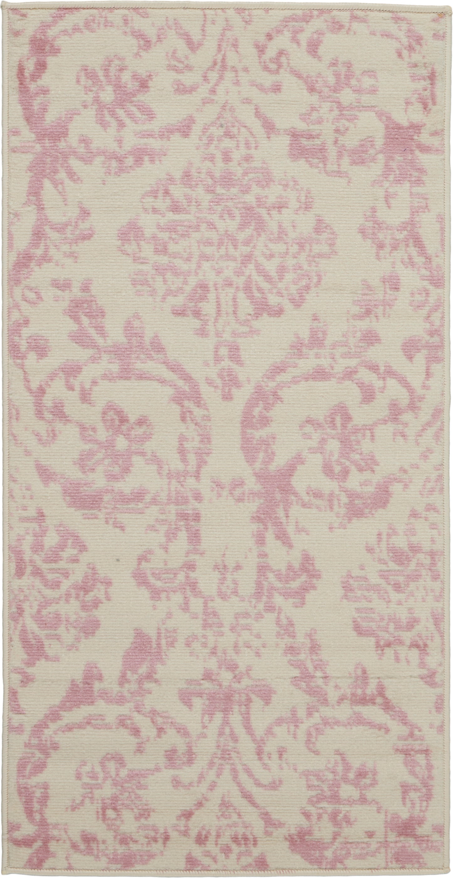 Nourison Jubilant 2' x 4' Ivory Pink Vintage Indoor Rug