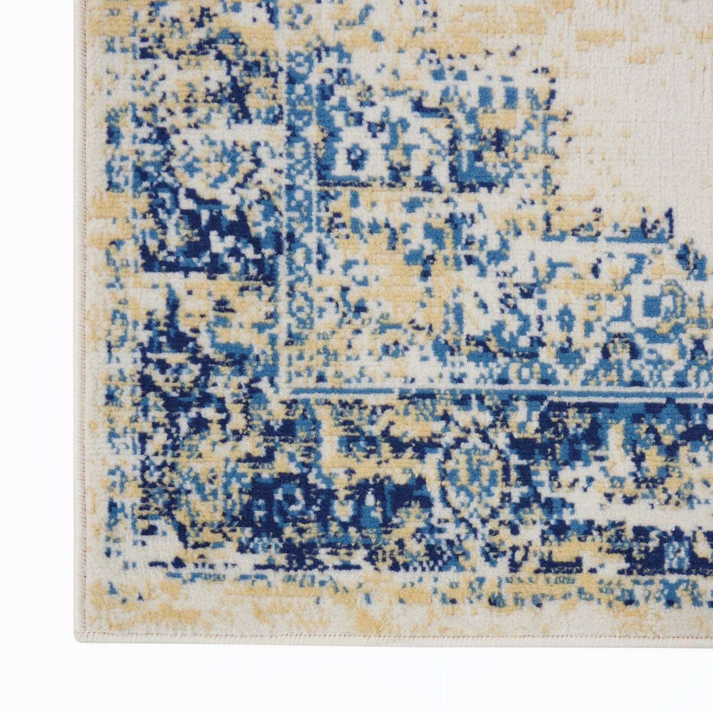 Nourison Grafix 3'9" x 5'9" White Vintage Indoor Rug