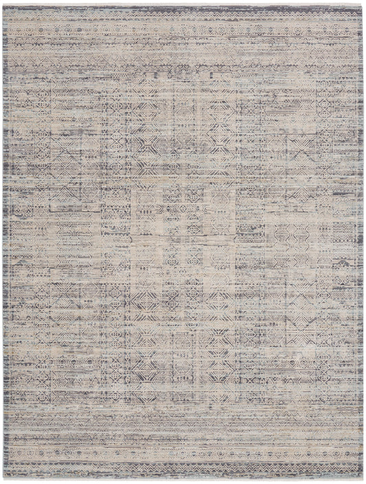 Nourison Lynx 12' x 15'9" Ivory Blue Vintage Indoor Rug