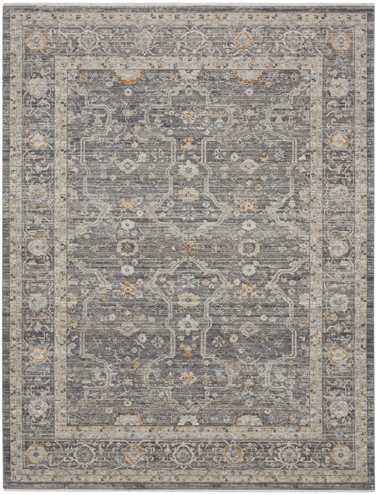 Nourison Lynx 8'6" x 11'4" Slate Multicolor Vintage Indoor Rug