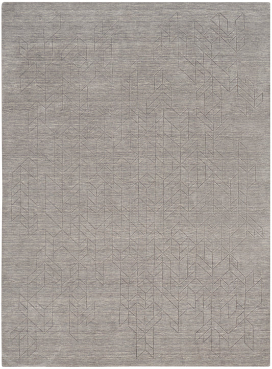 Nourison Alessia 9'9" x 13'9" Grey Modern Indoor Rug