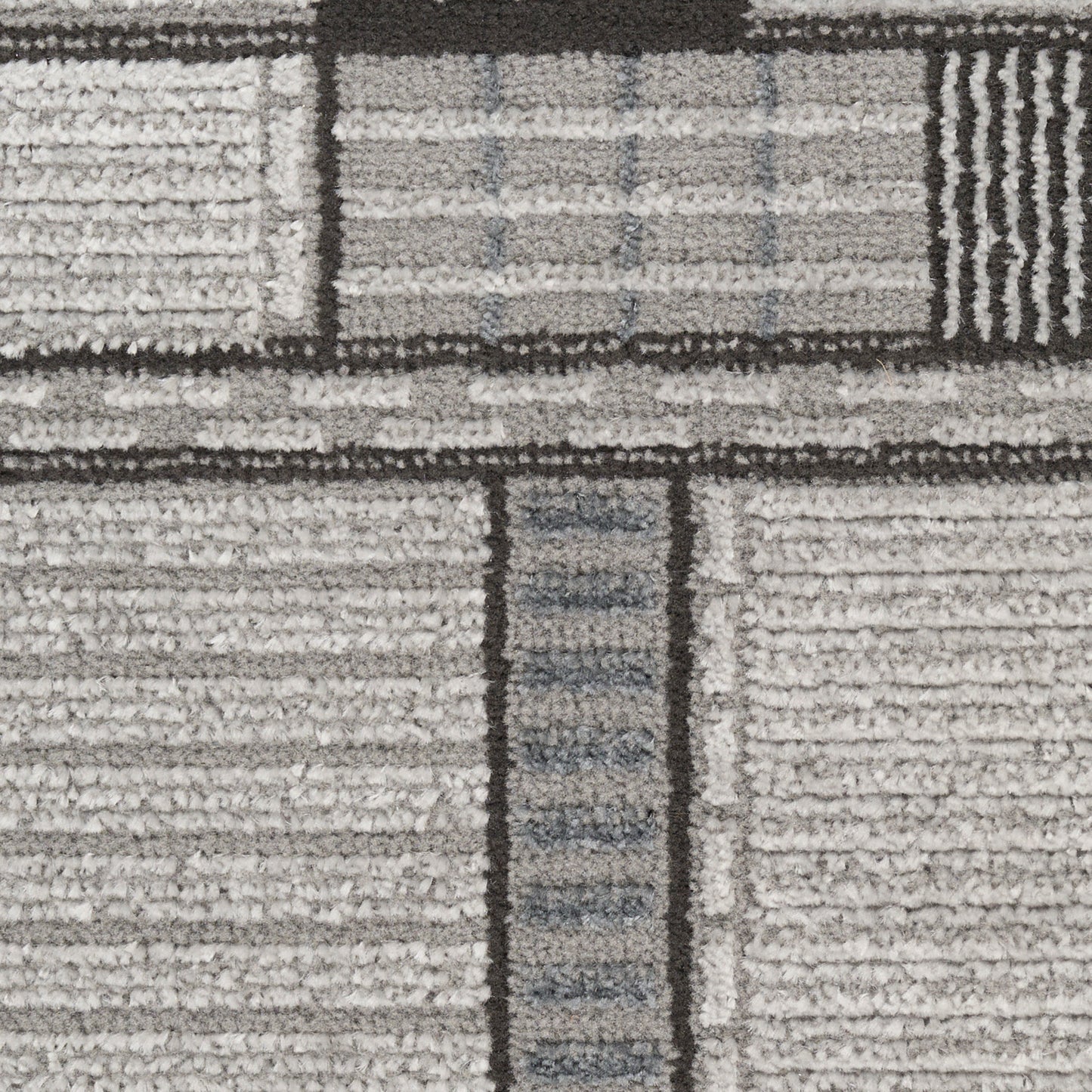 Nourison Nordic 8' x 10' Black Grey Modern Indoor Rug
