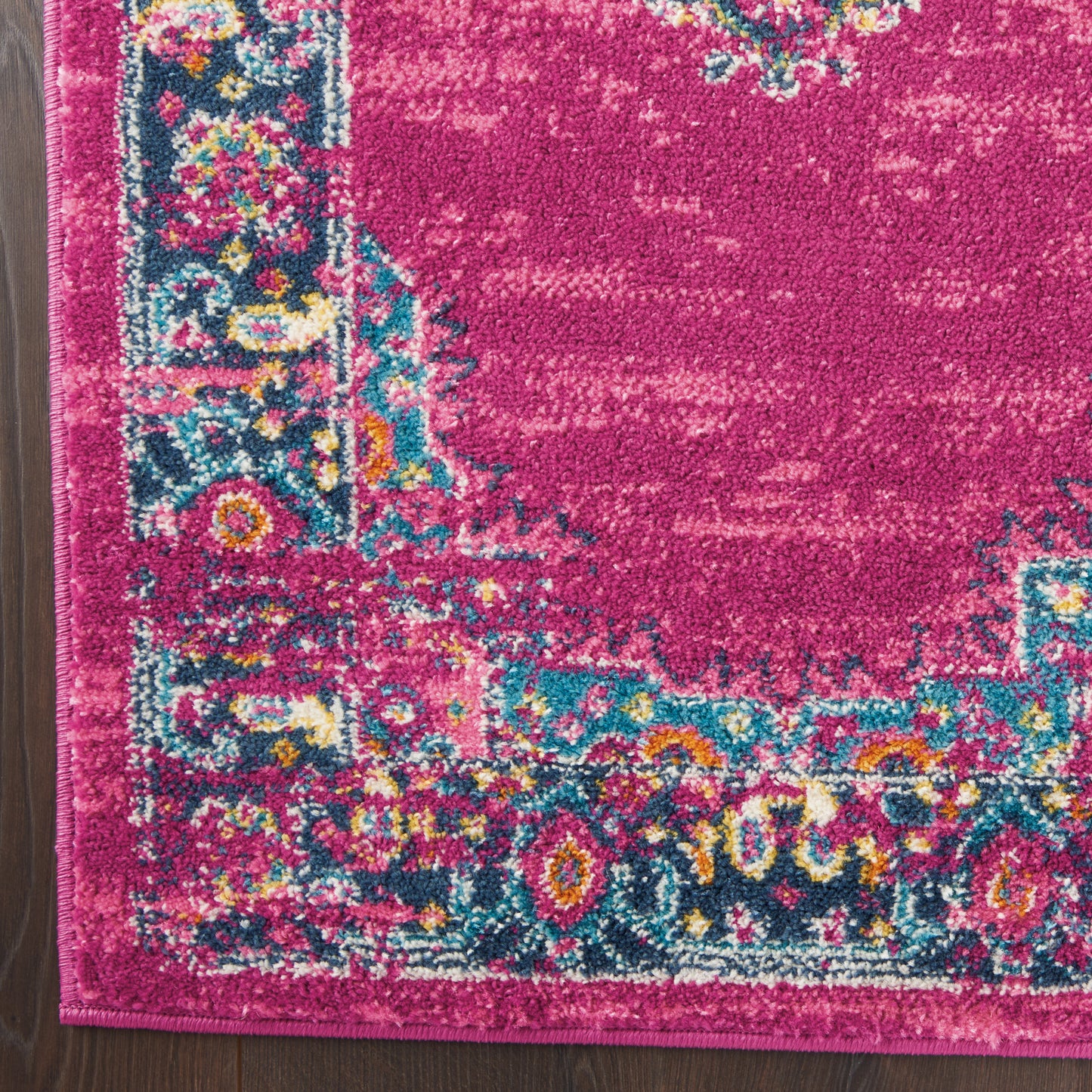 Nourison Passion 1'10" x 6' Fuchsia Bohemian Indoor Rug