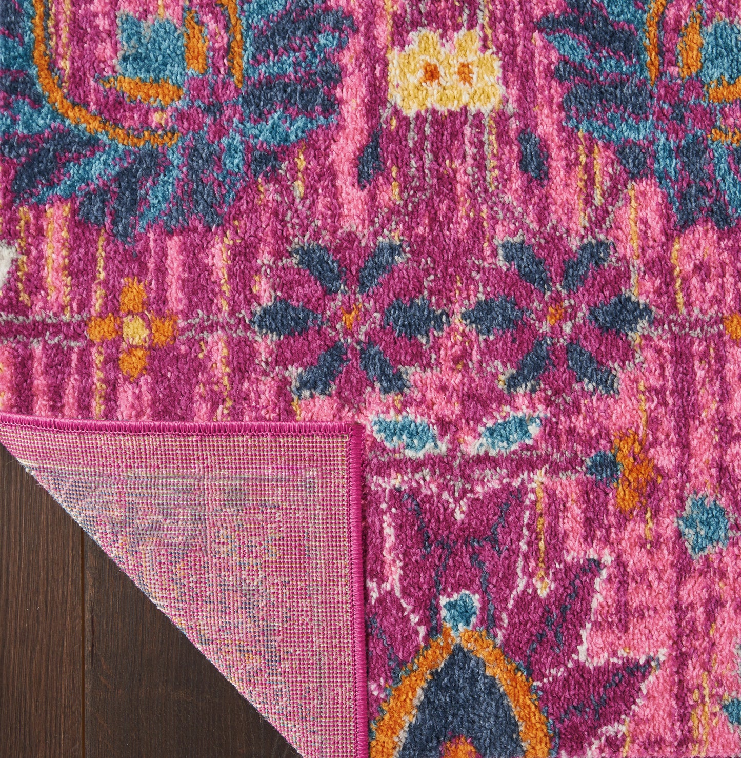 Nourison Passion 1'10" x 2'10" Fuchsia Bohemian Indoor Rug