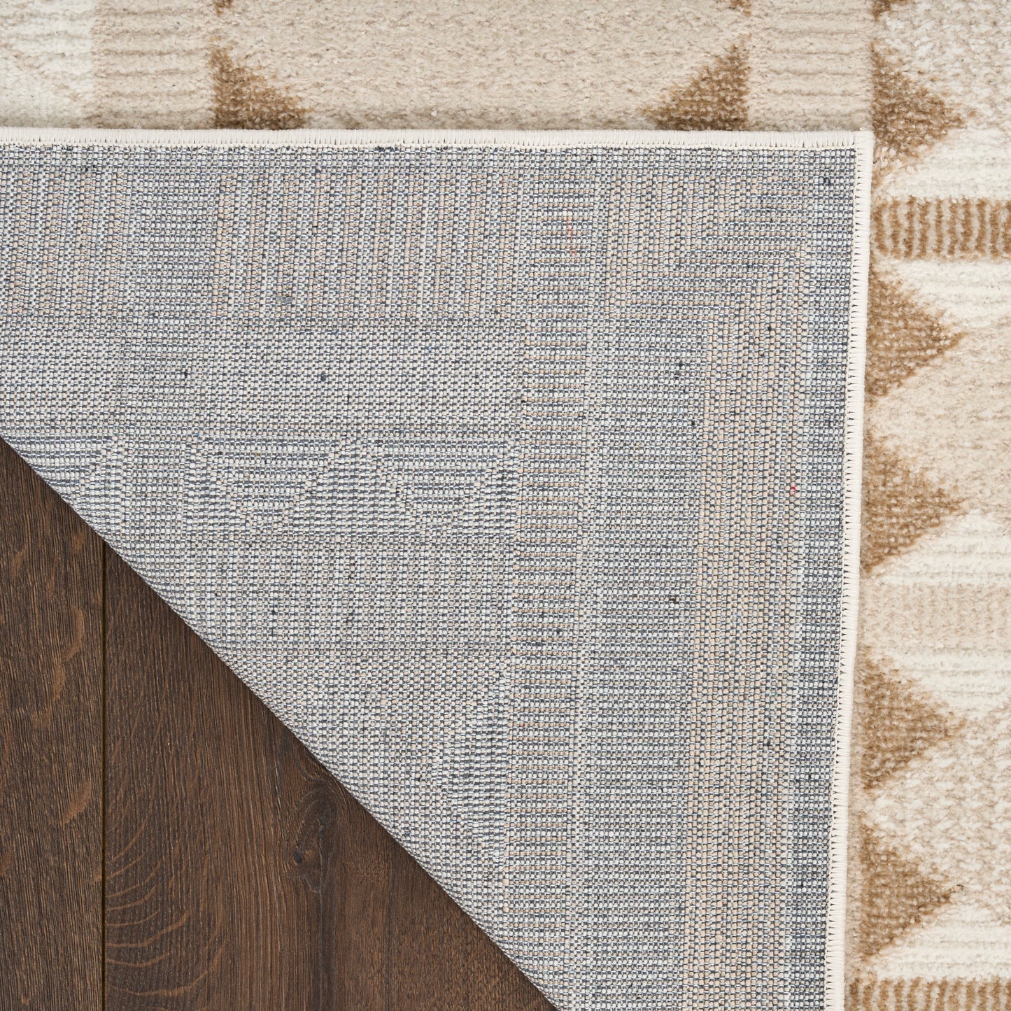Nourison Nordic 4' x 6' Taupe Modern Indoor Rug