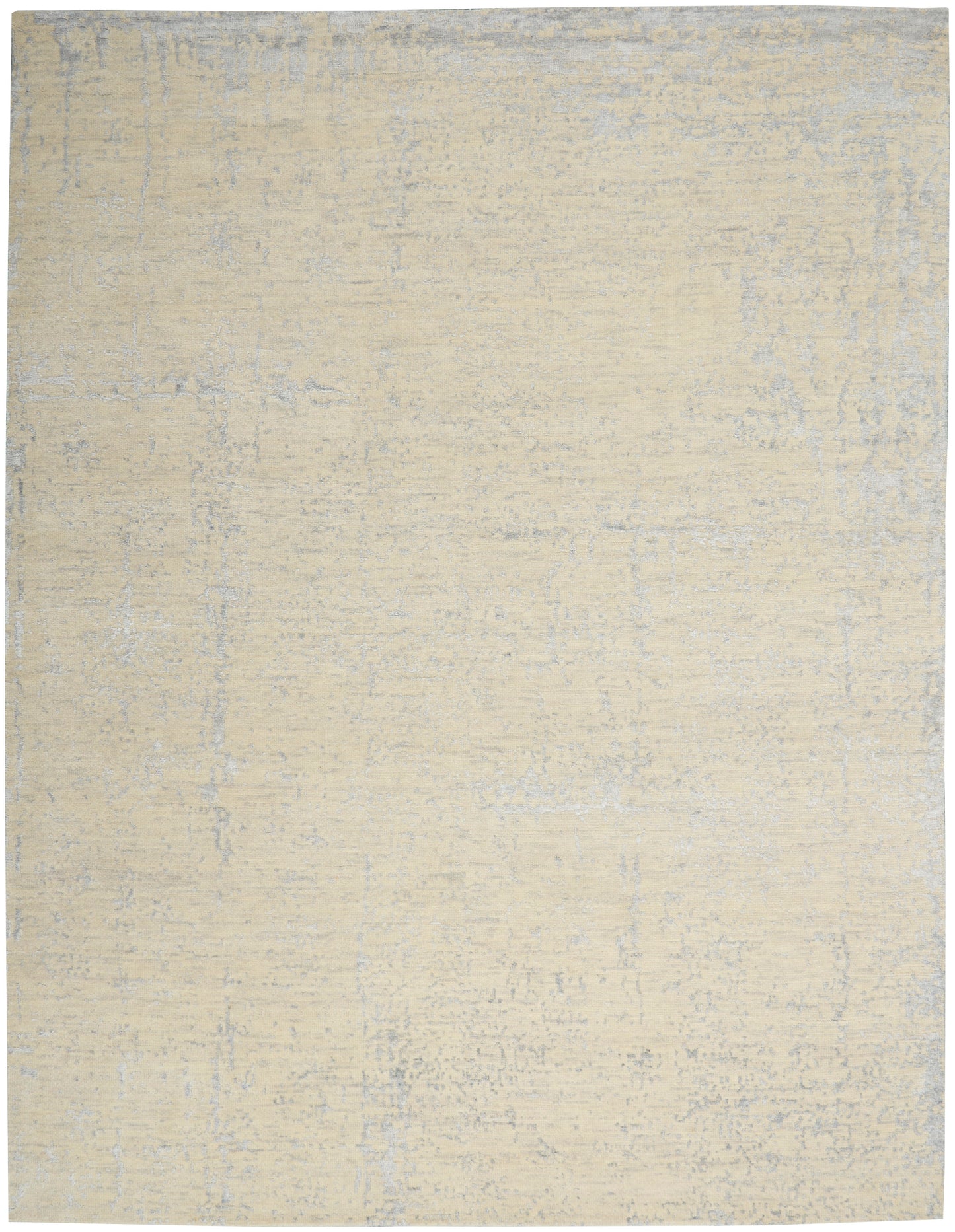 Nourison Luna 7'9" x 9'9" Ivory Silver Blue Modern Indoor Rug