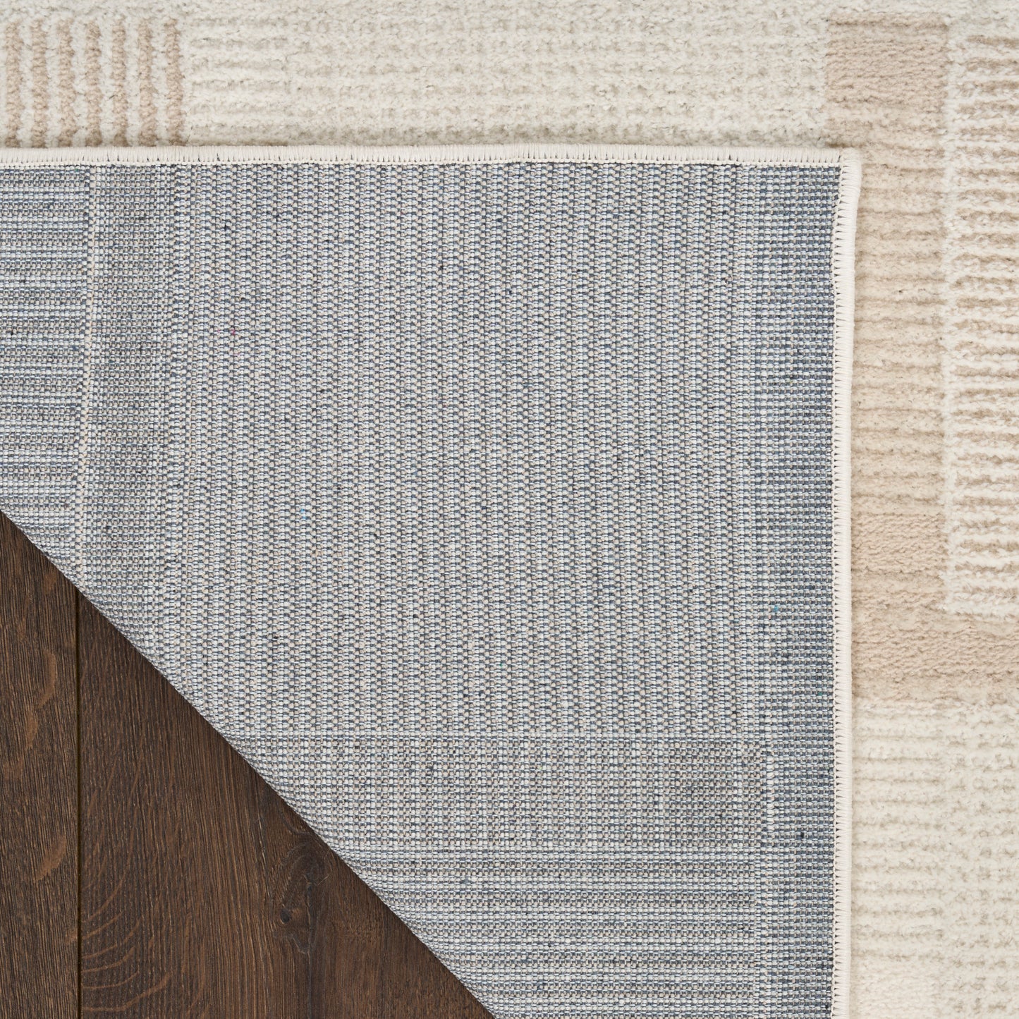 Nourison Nordic 4' x 6' Ivory Taupe Modern Indoor Rug