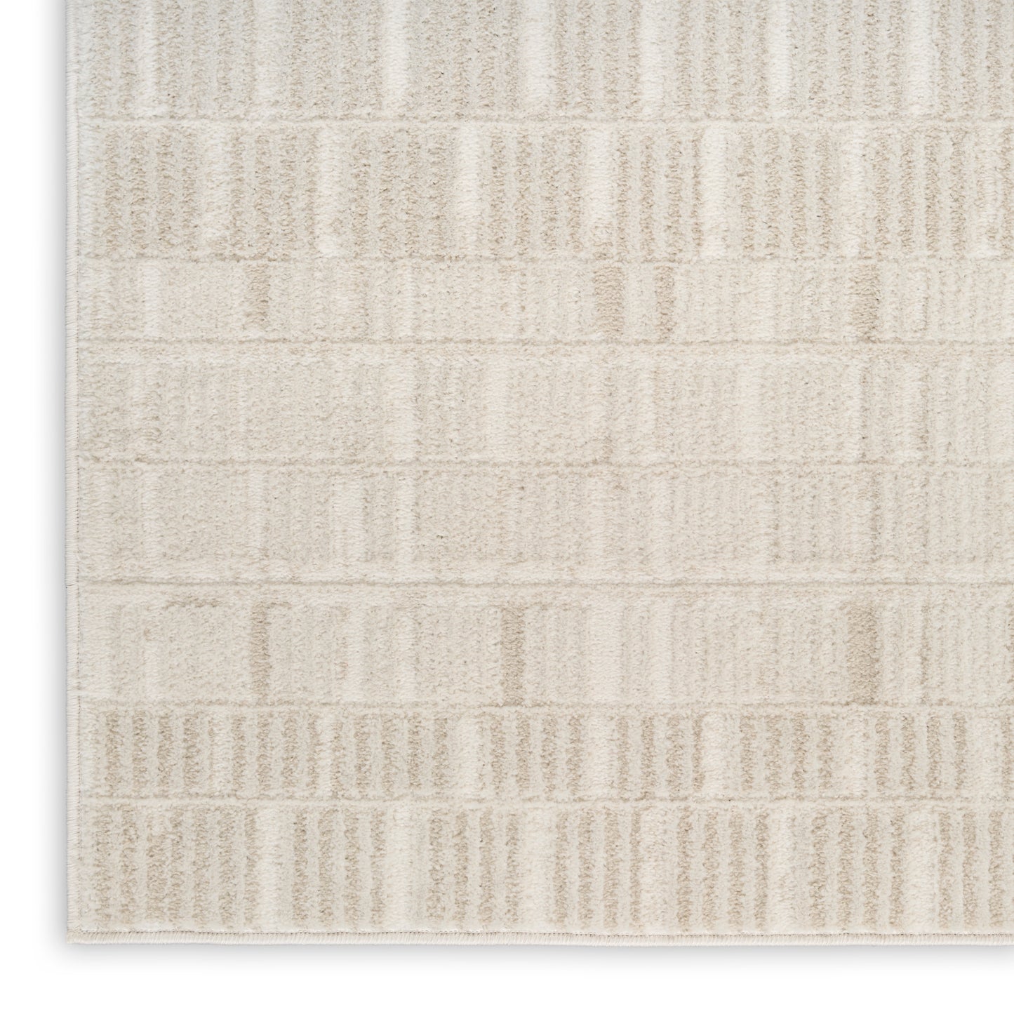 Nourison Nordic 4' x 6' Ivory Modern Indoor Rug