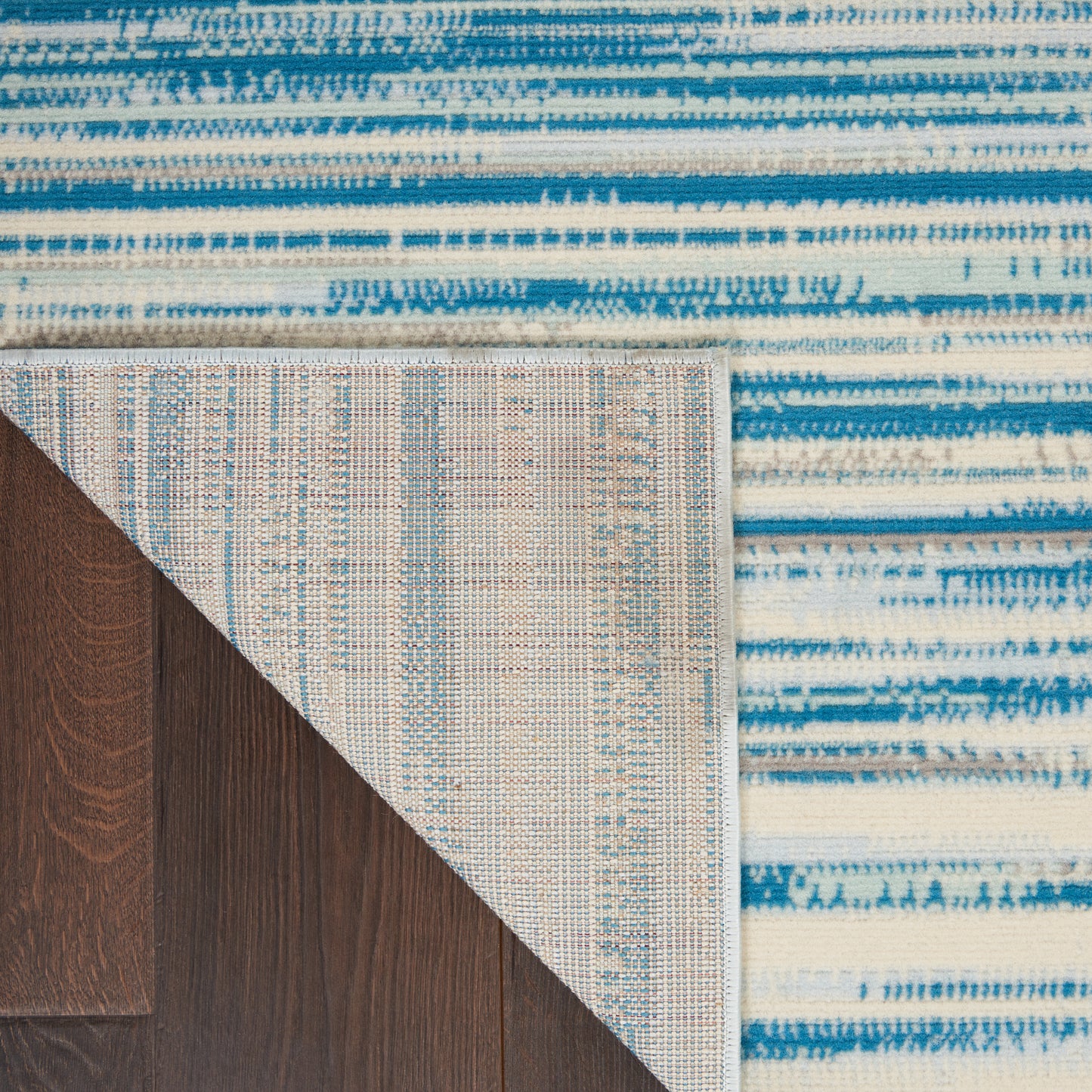 Nourison Jubilant 6' x 9' Blue Modern Indoor Rug