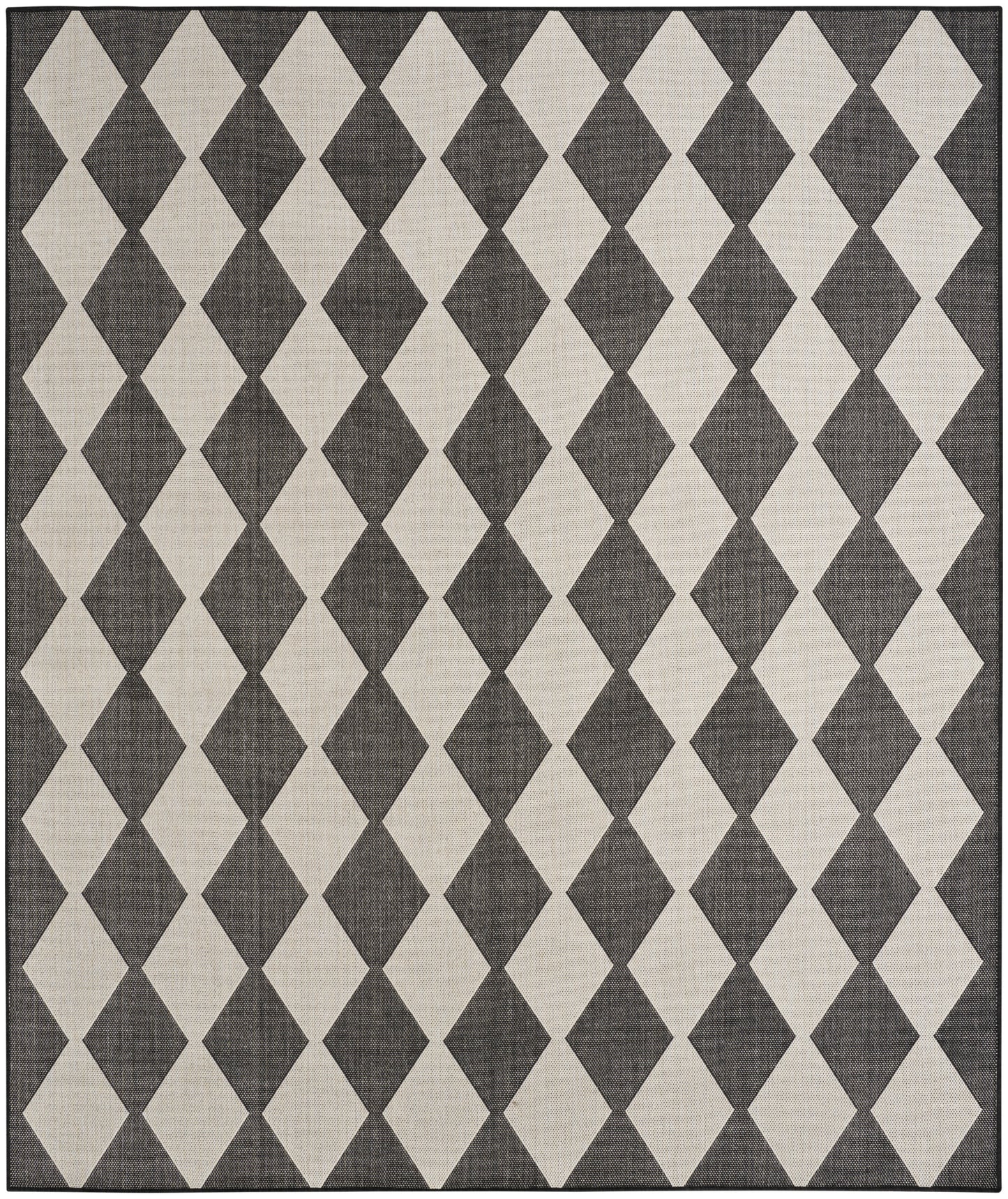 Nourison Positano 5' x 7' Black Modern Rug