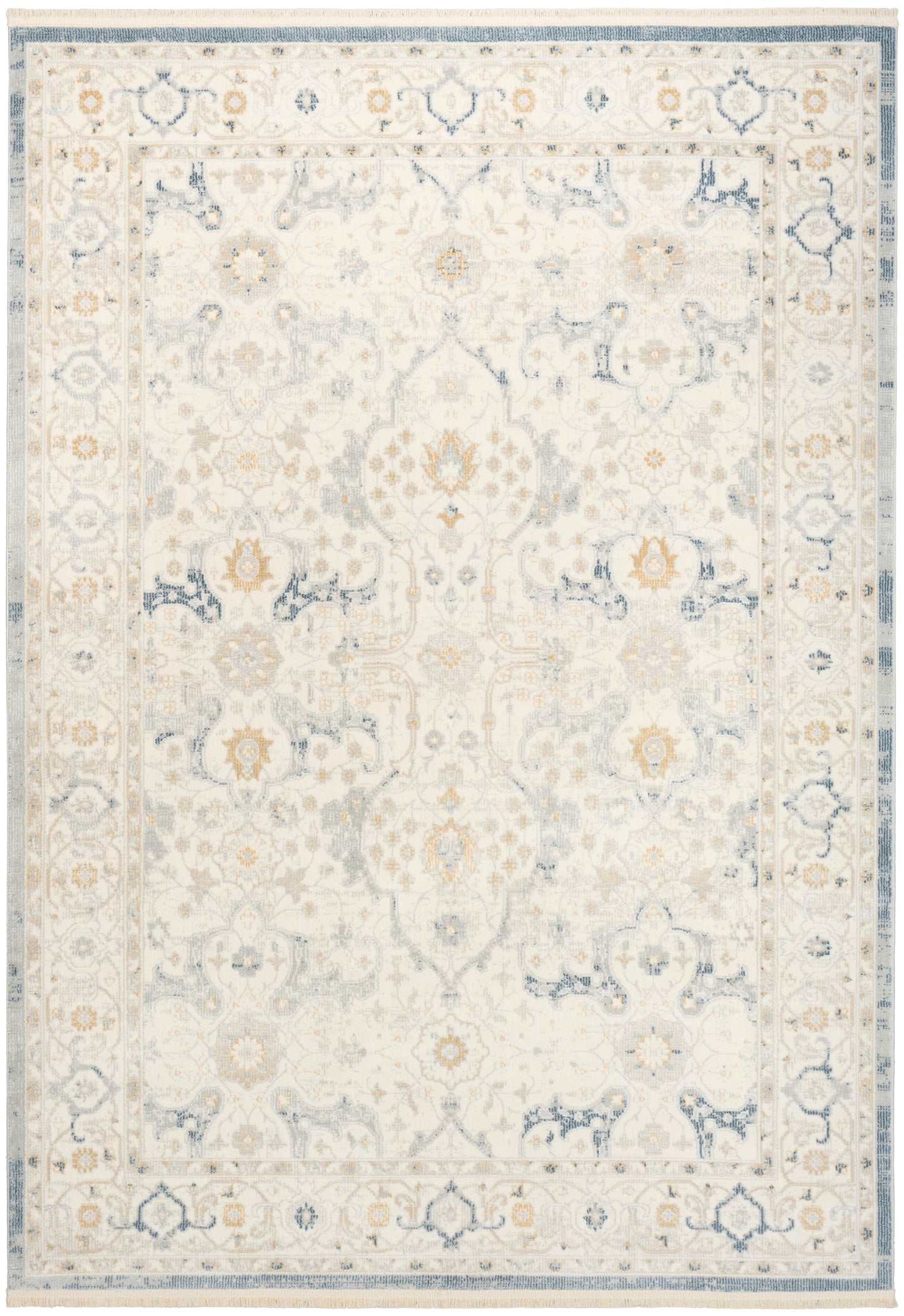 Nourison Pardis 5'3" x 7' Light Blue Vintage Indoor Rug