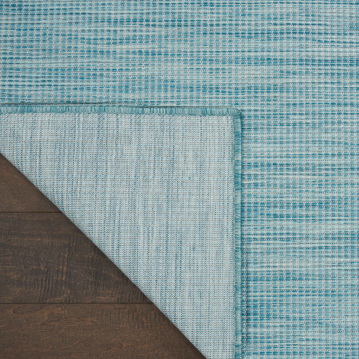 Nourison Positano 4' x 6' Aqua Modern Rug