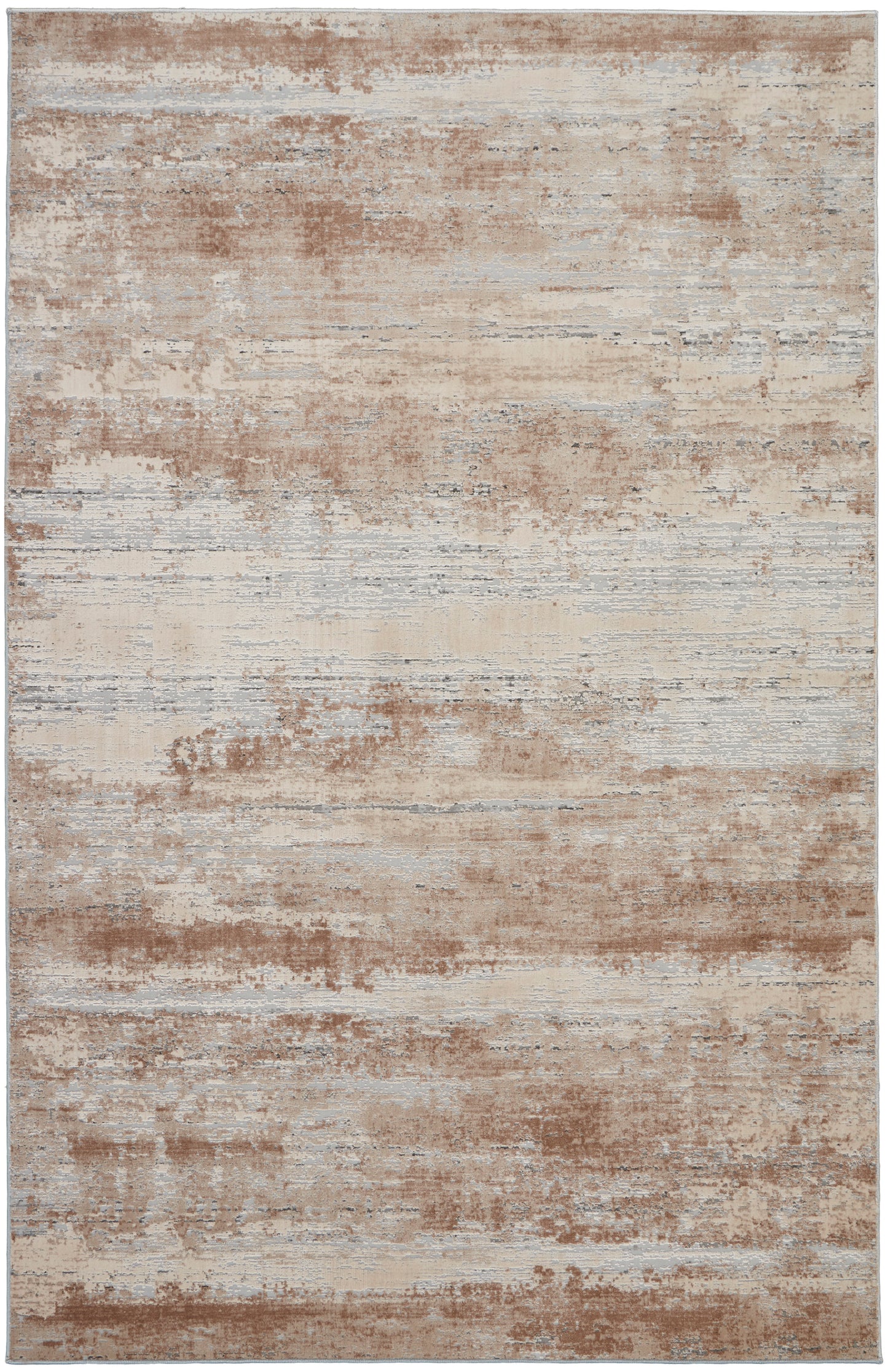 Nourison Rustic Textures 3'11" x 5'11" Beige Modern Indoor Rug