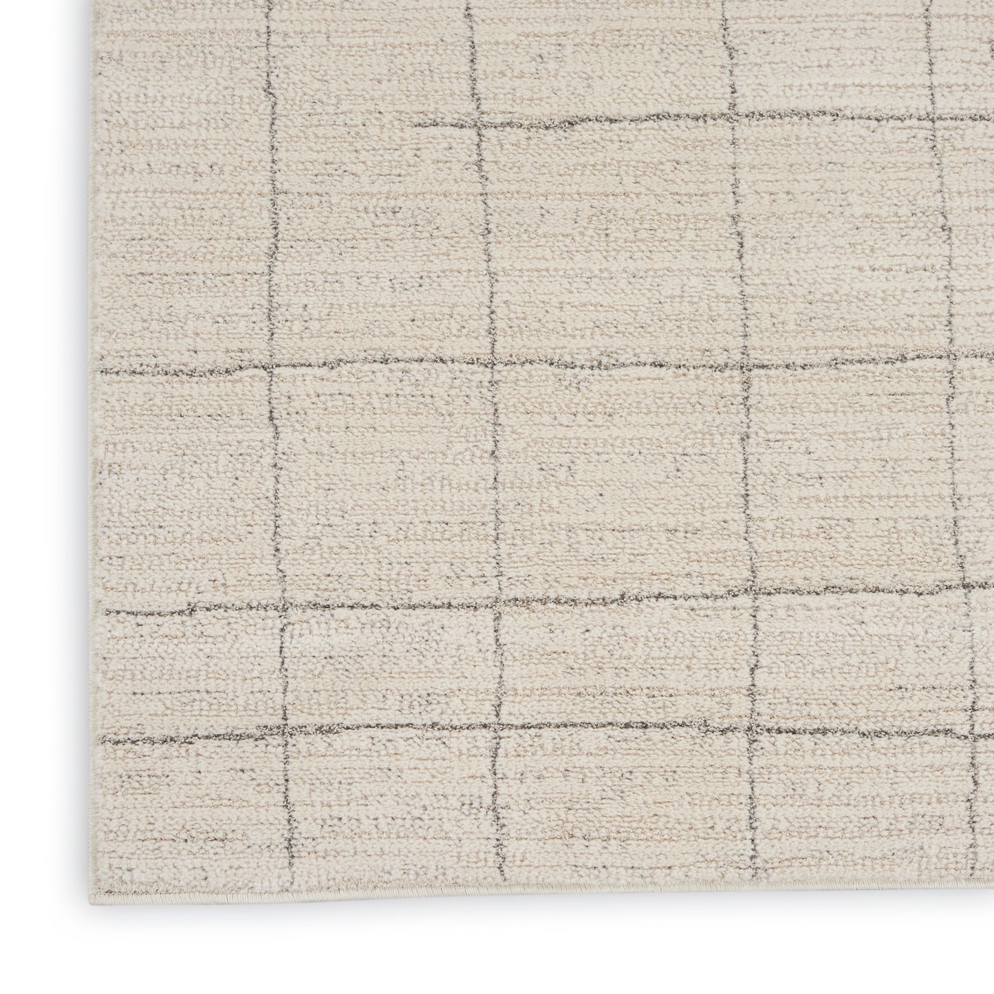 Nourison Andes 9' x 12' Ivory Grey Scandinavian Indoor Rug