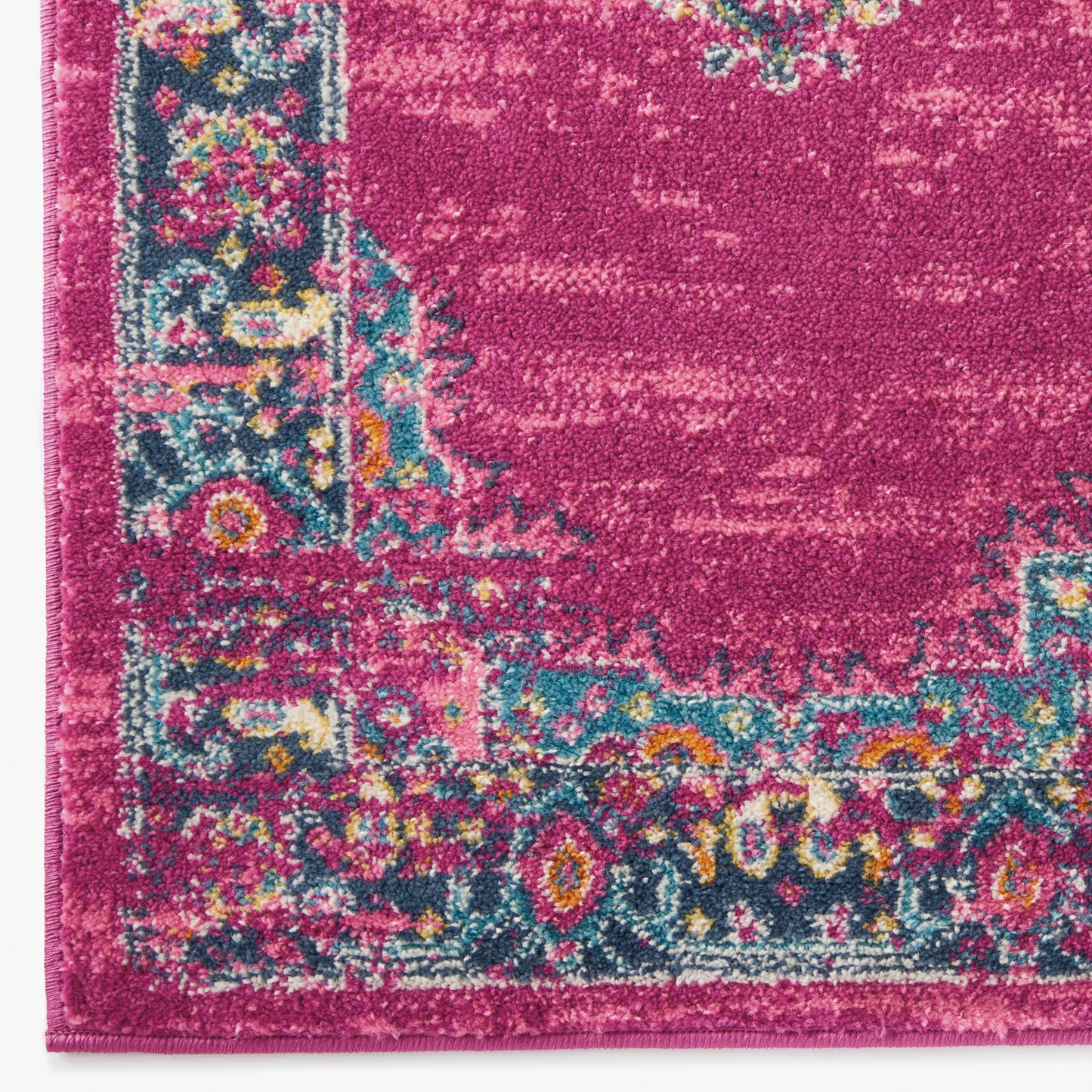 Nourison Passion 2'2" x 10' Fuchsia Bohemian Indoor Rug